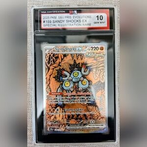 2025 Pokemon Prismatic Evolutions- Sandy Shocks EX 159/131 KSA 10